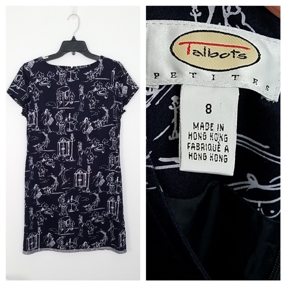 Talbots Dresses & Skirts - Talbots Petites Parisian Print Dress